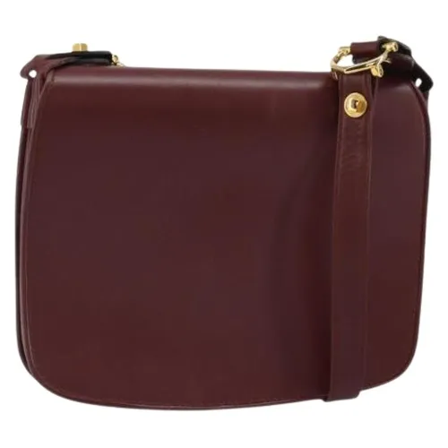 Pre-owned Leather Shoulder Bag - Cartier Vintage - Modalova