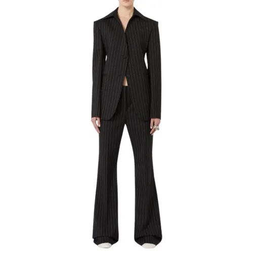 Oversized Leather Jacket - Sportmax - Modalova