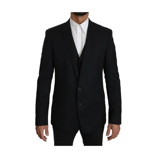 Viscose Two-Piece Suit - Dolce & Gabbana - Modalova
