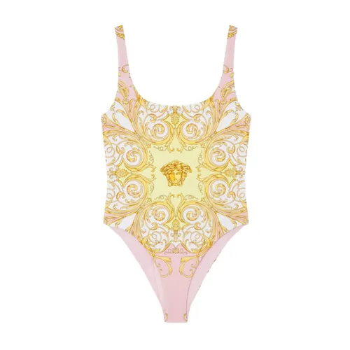 Printed One-Piece Swimsuit - Versace - Modalova