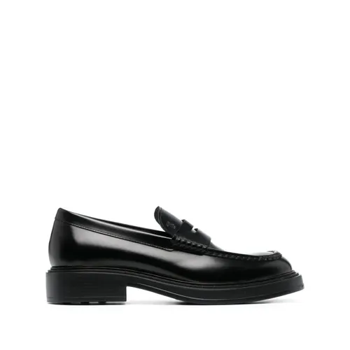 Leather Loafer Shoe - Tod's - Modalova