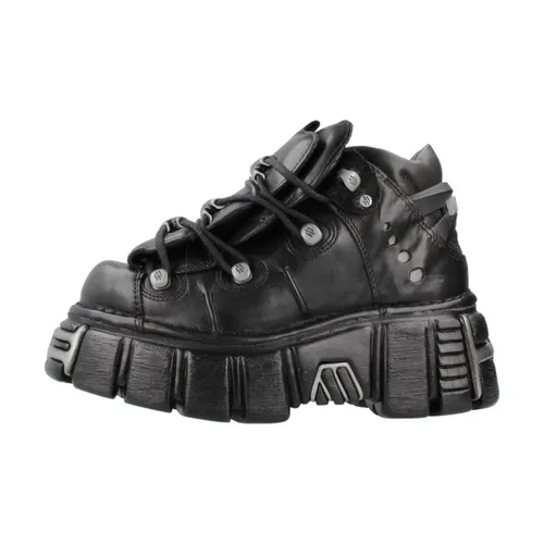 Stylish Lace-up Boots - New Rock - Modalova
