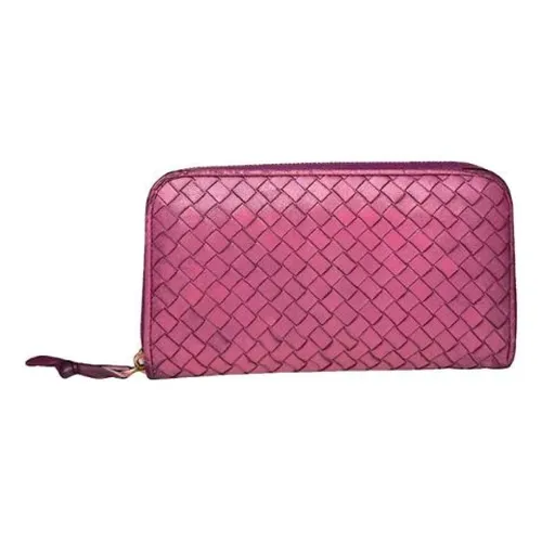 Pre-owned Leather Wallet - Bottega Veneta Vintage - Modalova