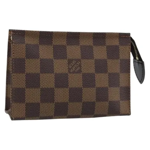 Pre-owned Damier Ebene Pouch - Louis Vuitton Vintage - Modalova