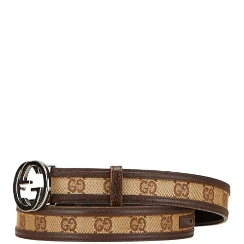 Pre-owned Canvas belts - Gucci Vintage - Modalova
