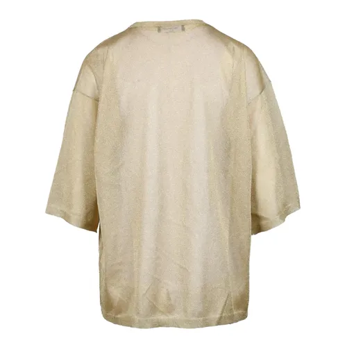 Metallic Fiber Blend T-shirt - Fabiana Filippi - Modalova