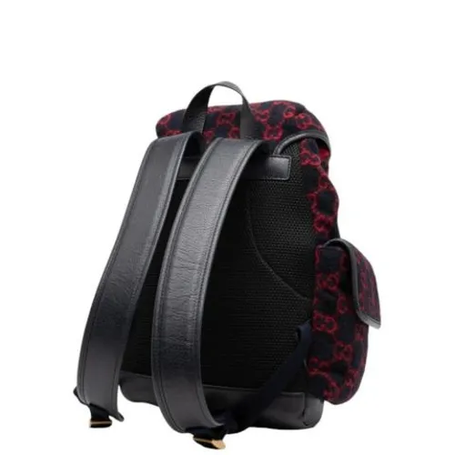 Pre-owned Wool Backpack - Gucci Vintage - Modalova