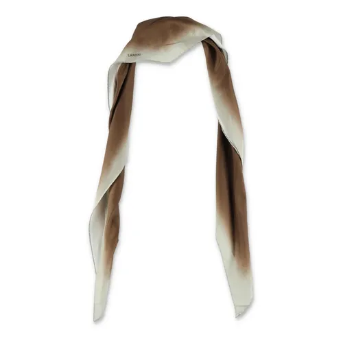 Cotton and Silk Scarf - Lardini - Modalova