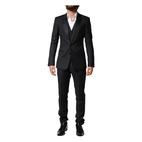 Single Breasted 3 Piece Suit - Dolce & Gabbana - Modalova