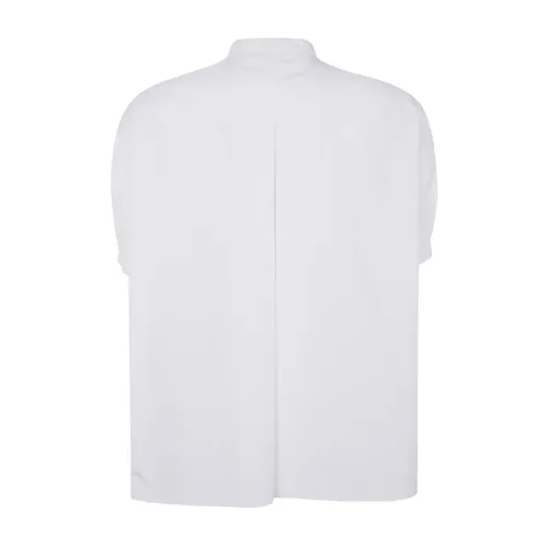 Button-Up Shirt with Raised Collar - Aspesi - Modalova