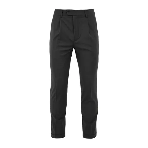 Anthracite Trousers with Gemini 10 Style - Daniele Alessandrini - Modalova