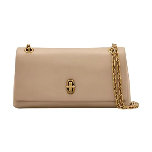 Bolso de hombro con cadena color camel - Marc Jacobs - Modalova