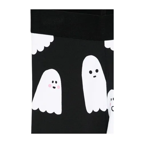 Kids Black Ghost Motif Trousers - Stella McCartney - Modalova