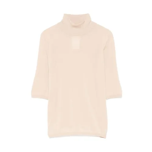 Beige Mock Neck Sweater - Max Mara - Modalova