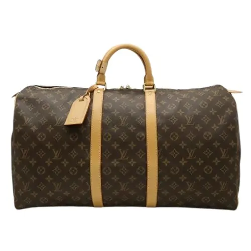 Pre-owned Canvas Weekend Bag - Louis Vuitton Vintage - Modalova