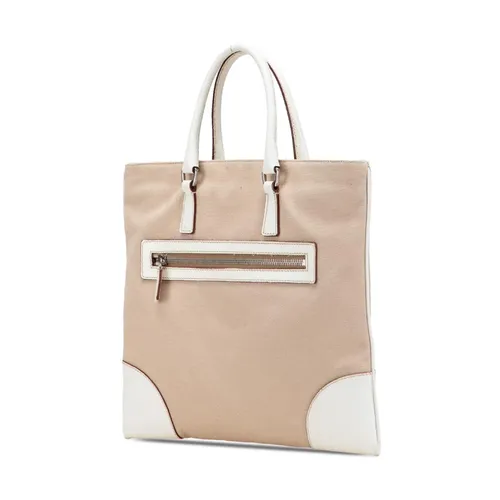 Pre-owned Canvas Tote Bag - Prada Vintage - Modalova