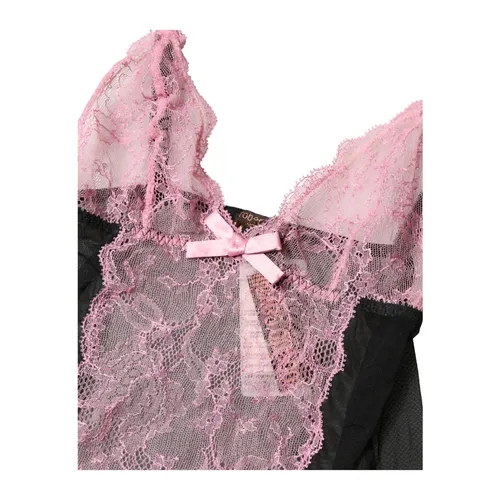 Floral Lace Lingerie Top with Underwire - Roberto Cavalli - Modalova