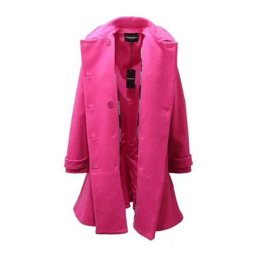 Double-Breasted Coat - Armani - Modalova