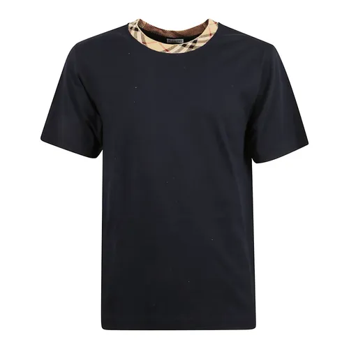 Check Knit Crew Neck - Burberry - Modalova