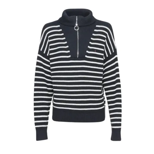 Striped Oversized Turtleneck - Tommy Hilfiger - Modalova