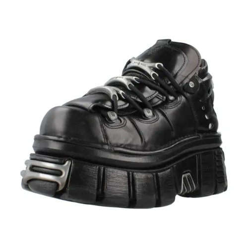 Stylish Lace-up Boots - New Rock - Modalova