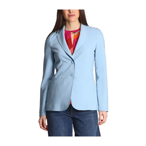 Stretch Blazer Jacket Polyester - Pennyblack - Modalova