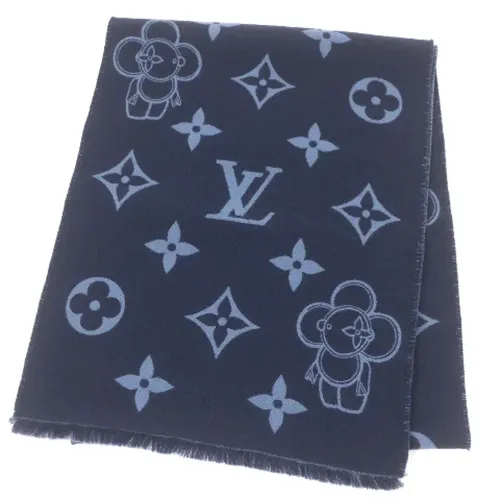 Pre-owned Monogram Vivienne Wool Scarf - Louis Vuitton Vintage - Modalova