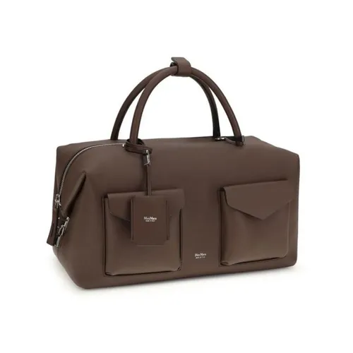 Leather Duffle Bag - Max Mara - Modalova