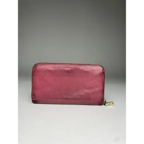 Pre-owned Leather Wallet - Miu Miu Pre-owned - Modalova