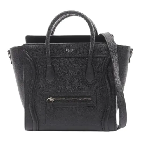 Pre-owned Leather Mini Bag - Celine Vintage - Modalova