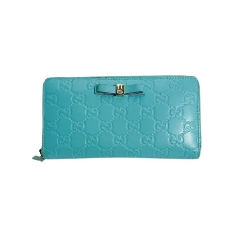 Pre-owned Leather wallets - Gucci Vintage - Modalova