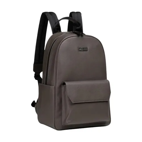 Polyethylene Durable Backpack with Multiple Compartments - La Martina - Modalova