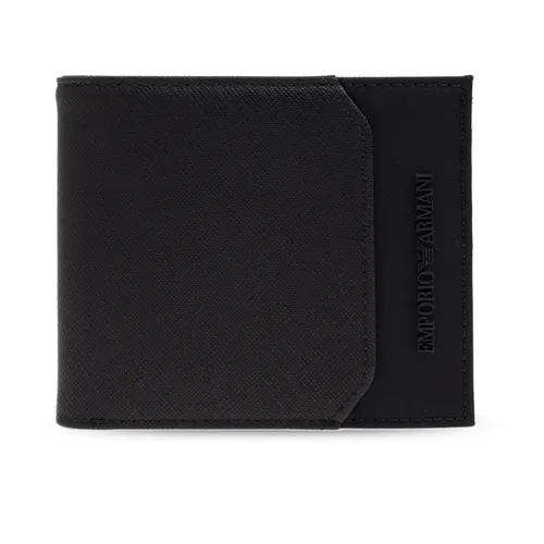 Billetera con Logo - Emporio Armani - Modalova