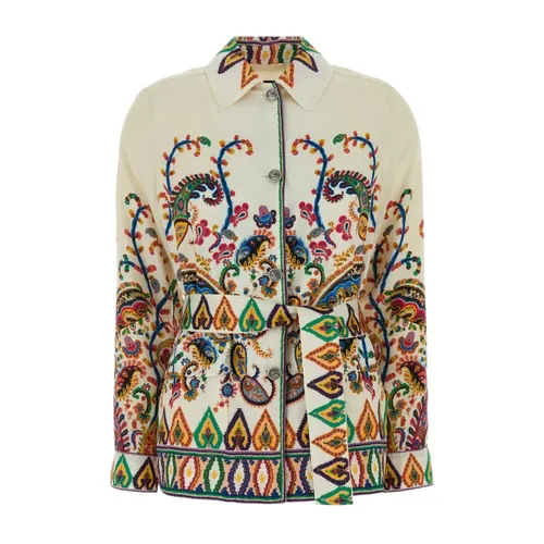 Camisa de satén estampada - Etro - Modalova