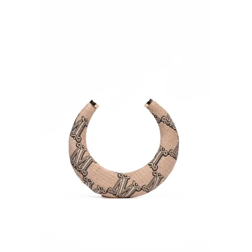 Raffia Necklace with Unique Design - Max Mara - Modalova