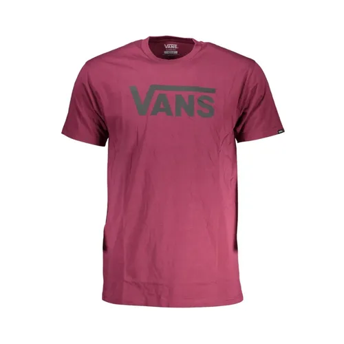 Purple Cotton Logo Tee - Vans - Modalova