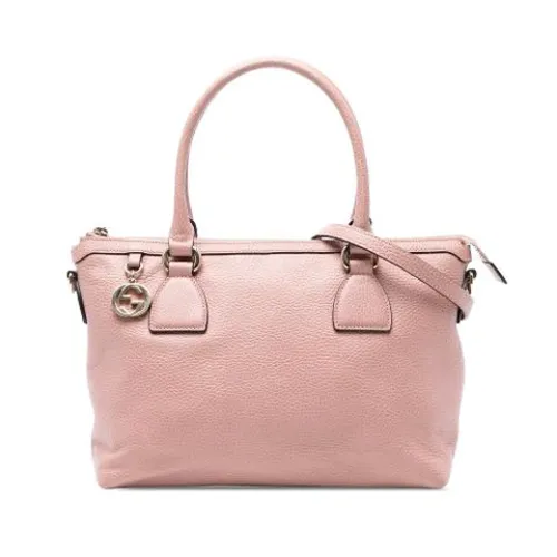 Pre-owned Leather Handbag - Gucci Vintage - Modalova