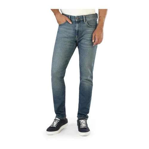 Slim Fit Solid Colour Jeans - Diesel - Modalova