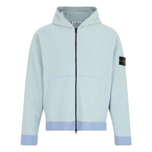 Felpa di cotone con zip - Stone Island - Modalova