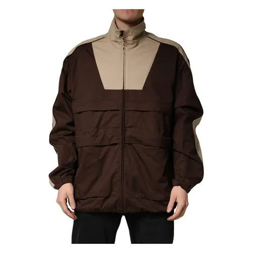 Zip Windbreaker Jacket - Dolce & Gabbana - Modalova
