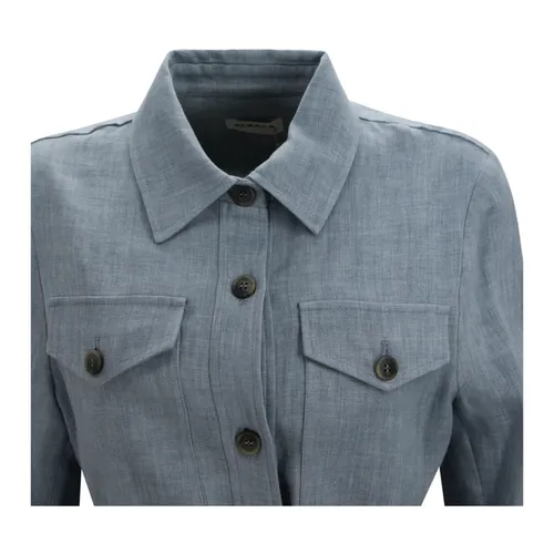 Belted Linen Jacket - P.a.r.o.s.h. - Modalova