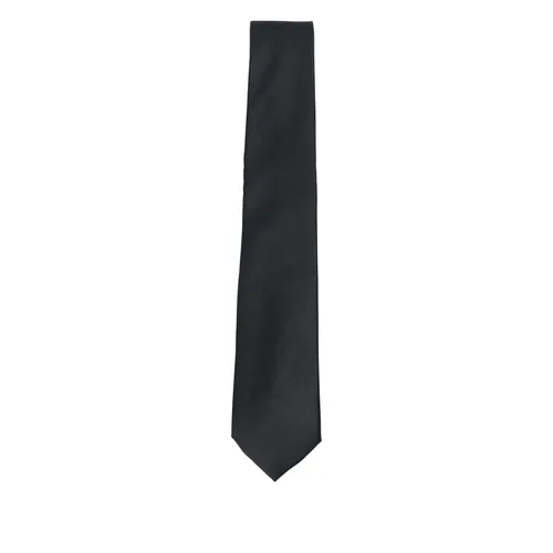 Satin-finish Pointed Tie - Tagliatore - Modalova