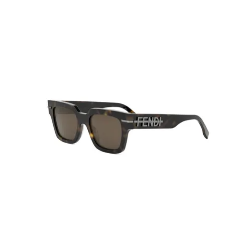 Fendigraphy Havana Sunglasses - Fendi - Modalova