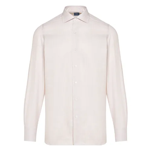 Striped Cotton Shirt - Finamore - Modalova