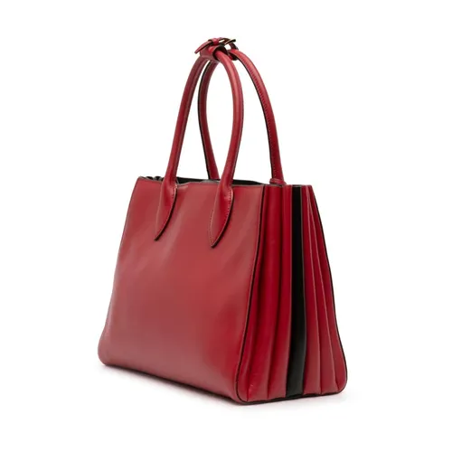 Pre-owned Leather Top Handle Bag - Prada Vintage - Modalova