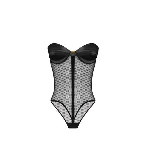 Tulle Bodysuit - Elisabetta Franchi - Modalova