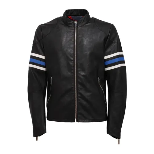 Eco-Leather Biker Jacket David Model - Freedomday - Modalova