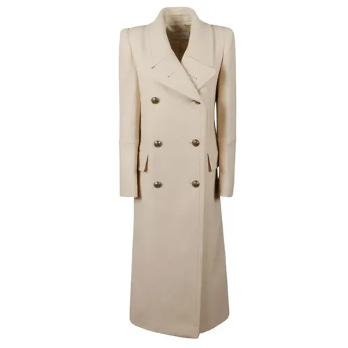 Sand Wool Blend Hypnotic Coat - Zimmermann - Modalova