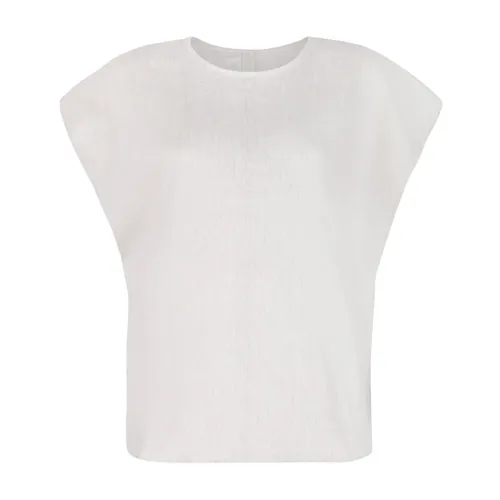 Linen Stretch Top - Calvin Klein - Modalova