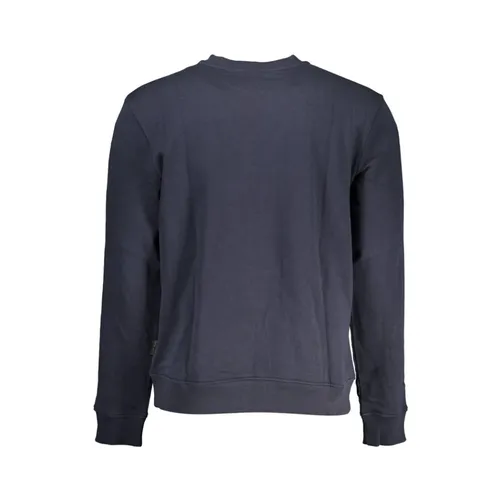 Blue Cotton Men Sweater - Napapijri - Modalova